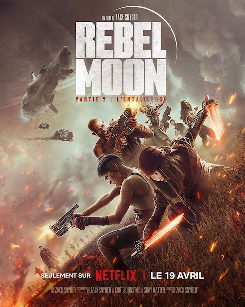Rebel Moon Partie 1 L'Entailleuse film affiche réalisé par Zack Snyder