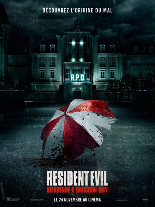Resident Evil : Bienvenue à Racoon City film affiche réalisé par Johannes Roberts