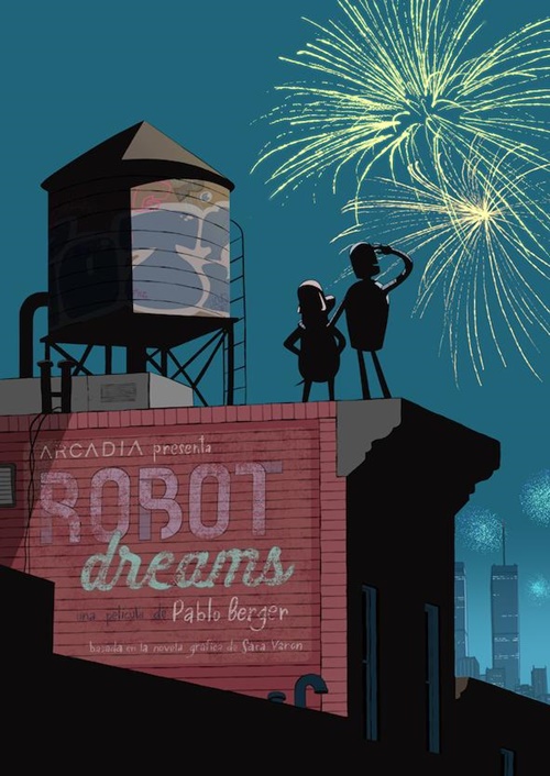 Mon ami robot (Robot Dreams) film animation affiche réalisé par Pablo Berger