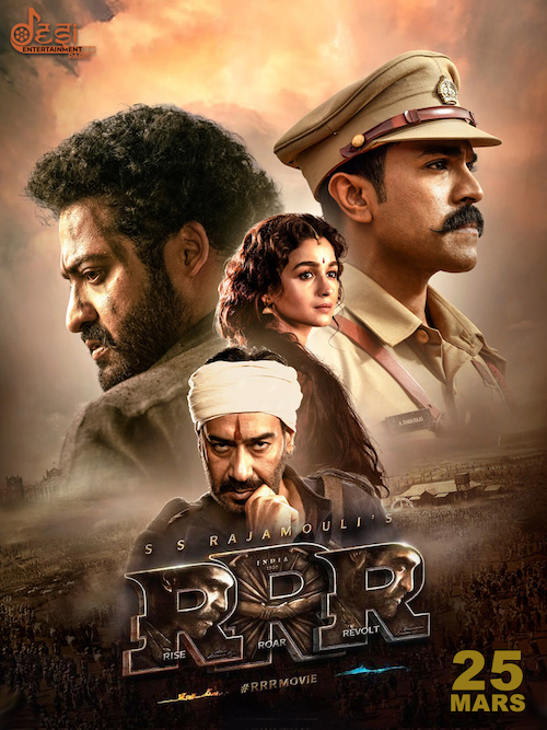 RRR film affiche réalisé par S. S. Rajamouli