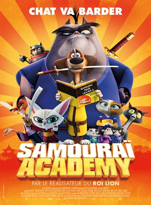 Samouraï Academy film animation affiche réalisé par Rob Minkoff, Mark Koetsier et Chris Bailey