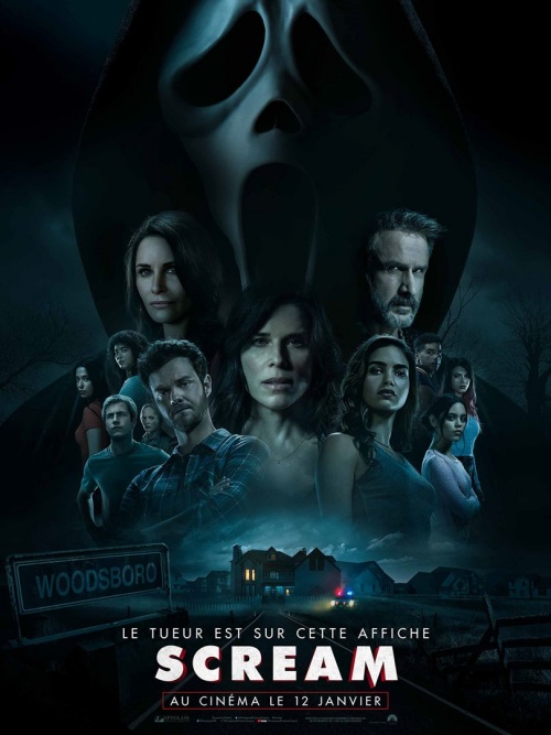 Scream film affiche réalisé par Matt Bettinelli-Olpin et Tyler Gillett