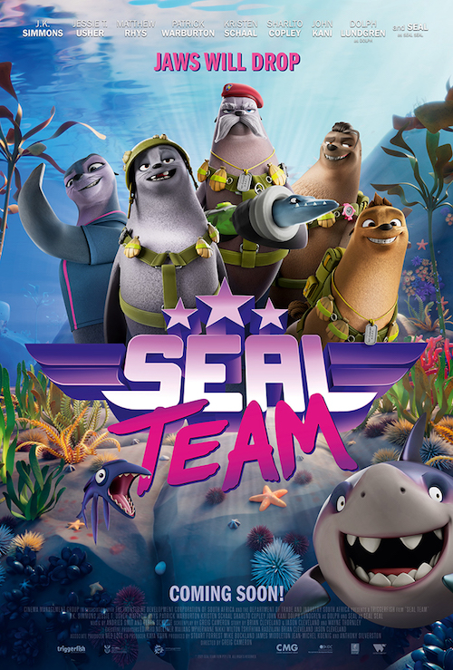 Seal Team Une équipe de phoques film d'animation affiche réalisé par Greig Cameron et Kane Croudace
