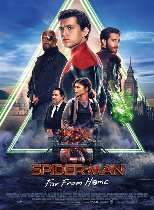 Spider man Far from Home film affiche