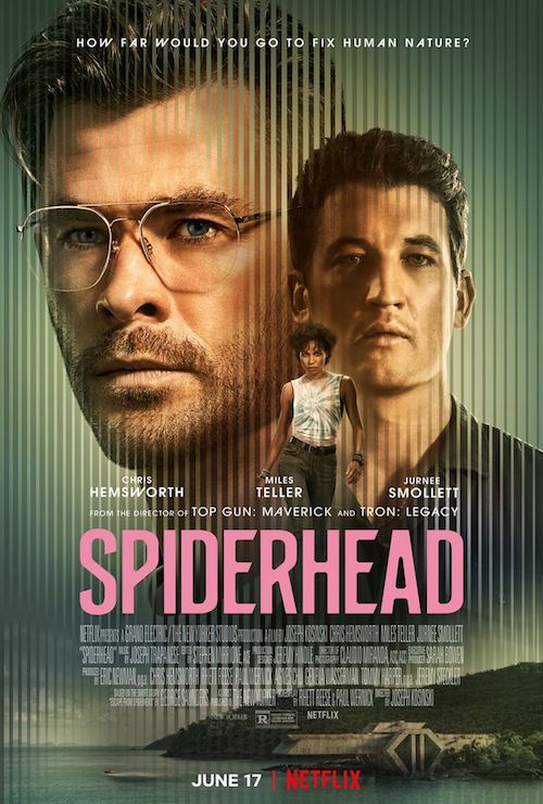 Spiderhead film affiche réalisé par Joseph Kosinski