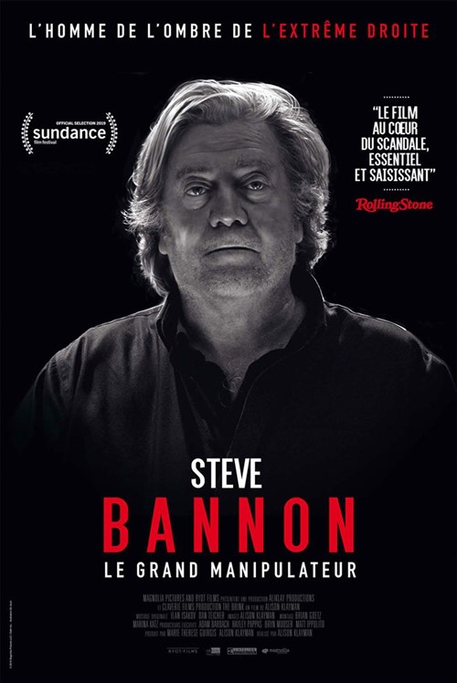 Steve Bannon le grand manipulateur film documentaire affiche