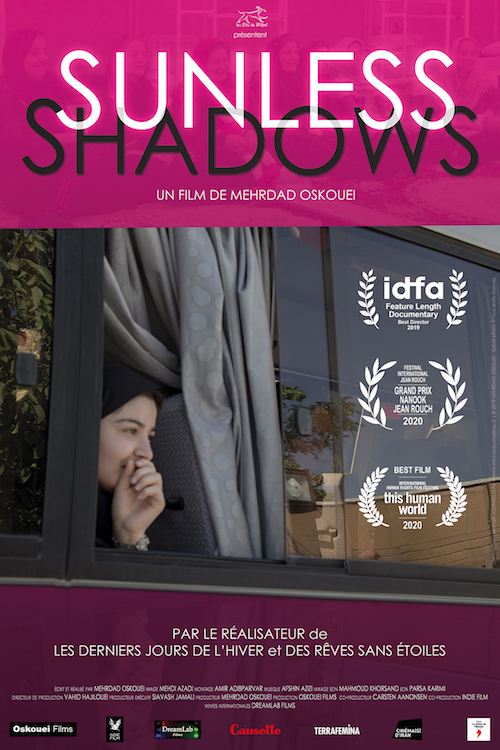Sunless Shadows film documentaire affiche réalisé par Mehrdad Oskouei