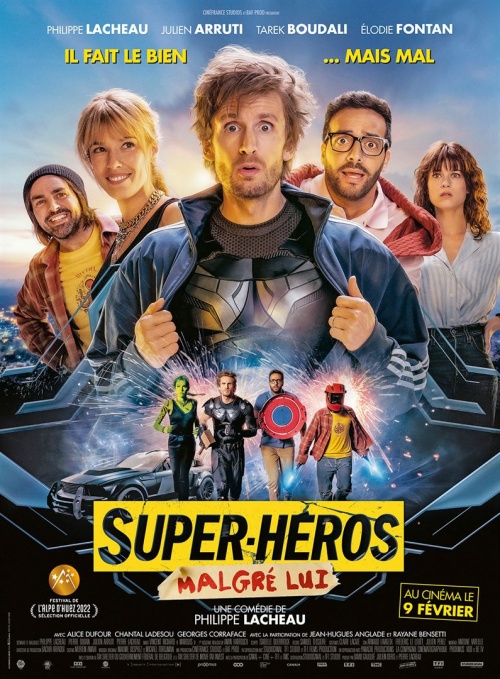 Super-Héros malgré lui film affiche réalisé par Philippe Lacheau