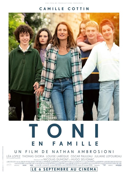 Toni en famille film affiche réalisé par Nathan Ambrosioni
