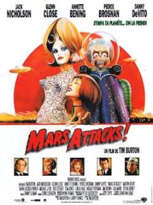 TOP 10 les meilleurs films réalisés par Tim Burton affiche Mars Attacks
