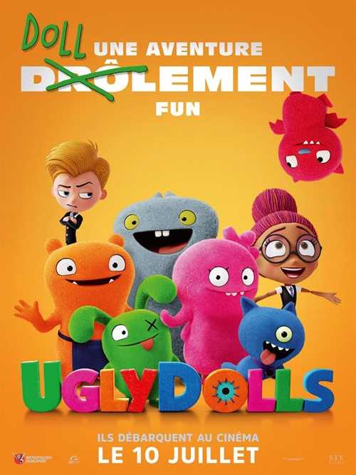 Ugly Dolls film animation affiche