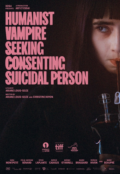 Vampire Humaniste recherche suicidaire film affiche réalisé par Ariane Louis-Seize