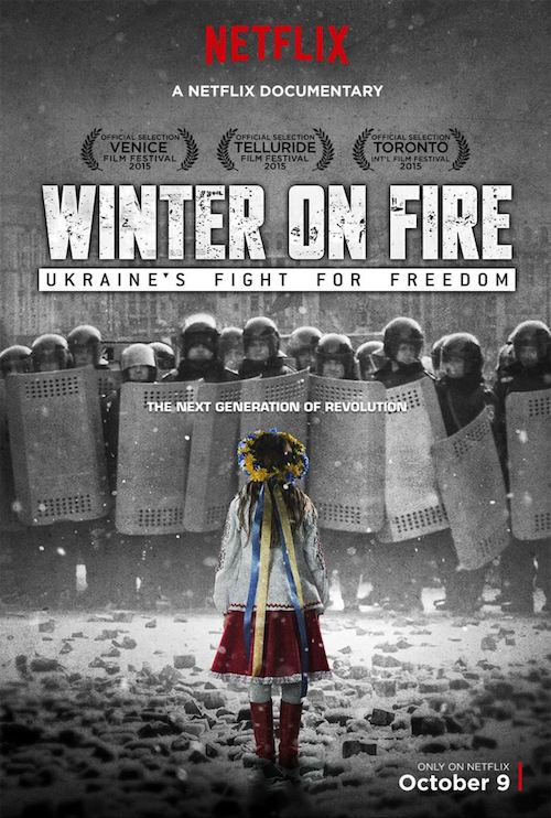 Winter on Fire film documentaire affiche réalisé par Evgeny Afineevsky