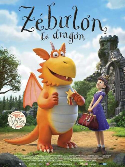 Zébulon, le dragon film animation affiche
